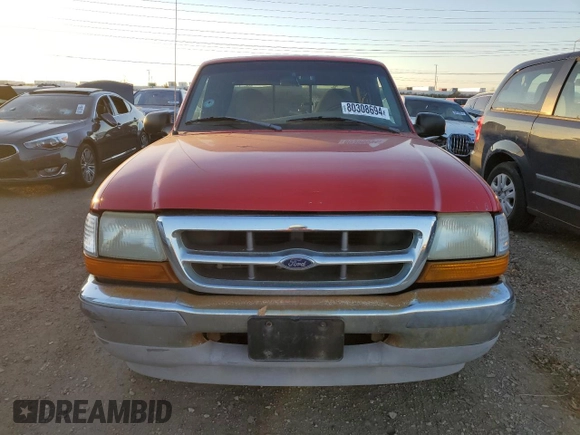 1998 Ford Ranger XL with VIN 1FTYR14X8WPB06525, listed as a Copart auction lot 80308694 with 156,638 mi miles and Salvage title. Bid and sale history available at DreamBid. Image 5.