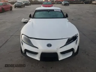2020 Toyota GR Supra 3.0 with VIN WZ1DB4C01LW024857, listed as a Copart auction lot 86454564 with 0 mi miles and Salvage Title. Bid and sale history available at carsss.com. Image 5.