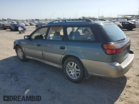 2001 Subaru Legacy Outback z VIN 4S3BH665317608689, wystawiony jako Copart lot #60046205 z przebiegiem 200 303 mil mil oraz Szkoda całkowita • Salvage title. Historia ofert i sprzedaży dostępna na DreamBid. Obrazek 2.