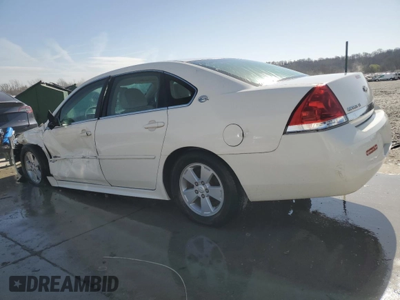 2009 Chevrolet Impala LT with VIN 2G1WT57KX91119948, listed as a Copart auction lot 49243045 with 110,862 mi miles and Salvage Title. Bid and sale history available at DreamBid. Image 2.
