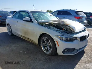 2018 BMW 4 Series 430i with VIN WBA4Z1C51JEC70363, listed as a IAAI auction lot 42604749 with Not provided miles and . Bid and sale history available at DreamBid. Image 1.