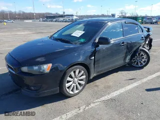 2008 Mitsubishi Lancer GTS with VIN JA3AU86U68U029426, listed as a IAAI auction lot 41747832 with 183,830 mi miles. Bid and sale history available at carsss.com. Image 2.