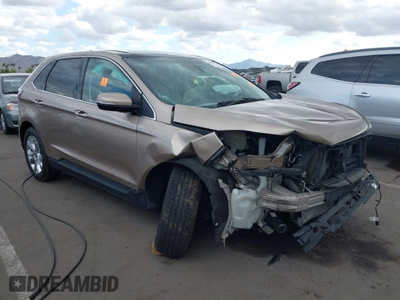 2020 Ford Edge Titanium with VIN 2FMPK3K98LBB41063, listed as a IAAI auction lot 42204966 with 40,808 mi miles and . Bid and sale history available at DreamBid. Image 6.