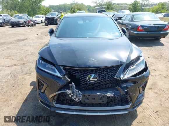 2020 Lexus RX 350 F Sport Performance with VIN 2T2YZMDA1LC224855, listed as a IAAI auction lot 42760475 with 49,779 mi miles and . Bid and sale history available at DreamBid. Image 12.