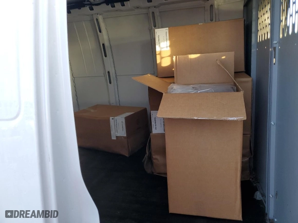 2023 GMC Savana Cargo Van with VIN 1GTW7BFP5P1106258, listed as a Copart auction lot 84307974 with 34,638 mi miles and Non Repairable. Bid and sale history available at carsss.com. Image 11.