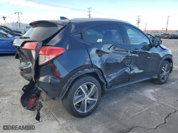 2021 Honda HR-V EX-L with VIN 3CZRU5H70MM718302, listed as a Copart auction lot 87515685 with 47,796 mi miles and Salvage Title. Bid and sale history available at carsss.com. Image 3.