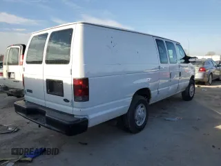 2008 Ford Econoline Cargo Commercial with VIN 1FTNS24L68DB18056, listed as a Copart auction lot 49248325 with 45,681 mi miles and Salvage Title. Bid and sale history available at DreamBid. Image 3.