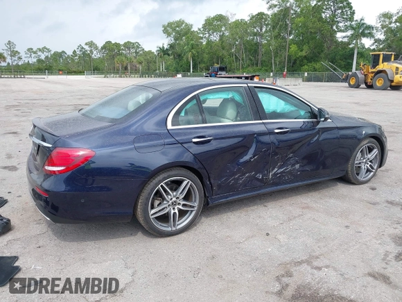 2018 Mercedes-Benz E-Class E 300 with VIN WDDZF4JB9JA446243, listed as a IAAI auction lot 41990687 with 16,961 mi miles. Bid and sale history available at carsss.com. Image 4.