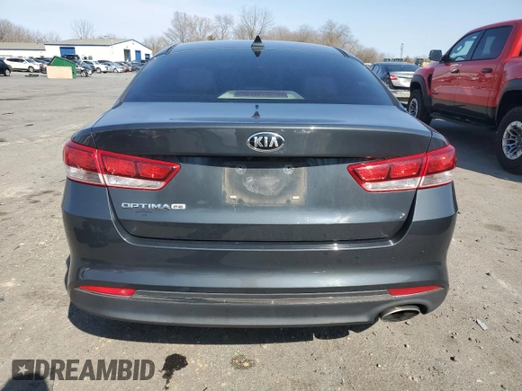 2016 Kia Optima LX with VIN 5XXGT4L39GG020694, listed as a Copart auction lot 47750655 with 120,698 mi miles and Salvage Title. Bid and sale history available at carsss.com. Image 6.