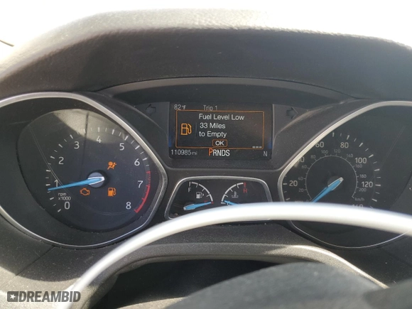 2017 Ford Focus SEL with VIN 1FADP3H21HL254417, listed as a Copart auction lot 48694255 with 110,985 mi miles and Salvage Title. Bid and sale history available at carsss.com. Image 9.