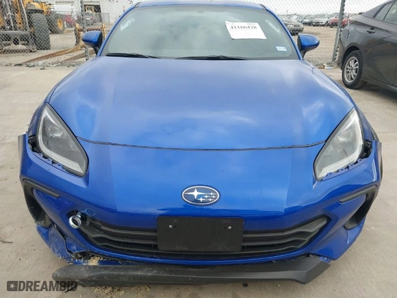 2023 Subaru BRZ Limited with VIN JF1ZDBE11P9707502, listed as a IAAI auction lot 41166428 with 15,407 mi miles. Bid and sale history available at carsss.com. Image 6.