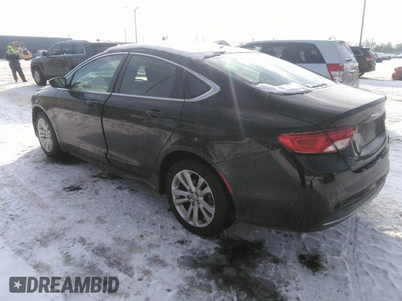 2015 Chrysler 200 Limited with VIN 1C3CCCAB5FN531197, listed as a IAAI auction lot 41353028 with 143,817 mi miles and . Bid and sale history available at carsss.com. Image 3.