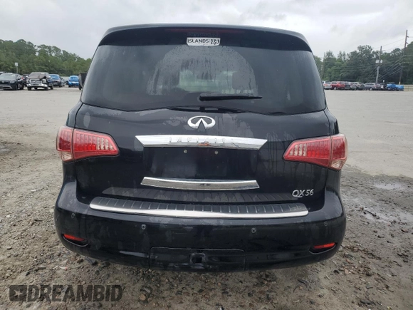 2013 Infiniti QX56 with VIN JN8AZ2NF4D9550326, listed as a Copart auction lot 70516844 with 203,847 mi miles and Salvage Title. Bid and sale history available at carsss.com. Image 6.