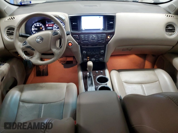 2015 Nissan Pathfinder S with VIN 5N1AR2MN2FC688193, listed as a Copart auction lot 56907995 with 112,624 mi miles and Salvage title. Bid and sale history available at DreamBid. Image 8.