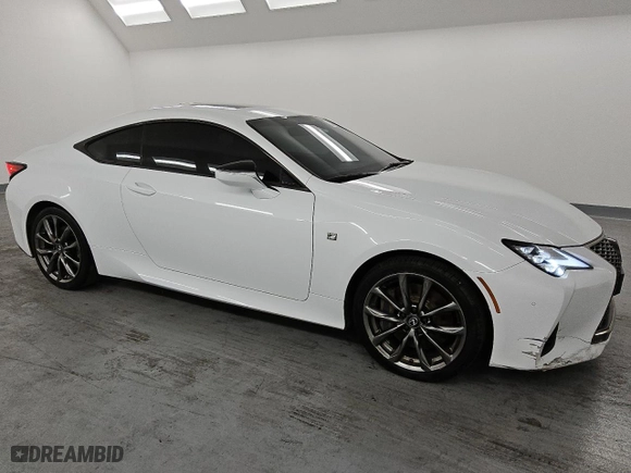 2021 Lexus RC with VIN JTHGZ5BCXM5024435, listed as a Copart auction lot 84182814 with 98,446 mi miles and Clean Title. Bid and sale history available at carsss.com. Image 4.