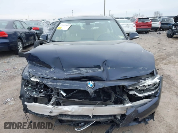 2016 BMW 3 Series 328i xDrive with VIN WBA8E3G5XGNT26759, listed as a IAAI auction lot 41617095 with 58,925 mi miles and . Bid and sale history available at carsss.com. Image 12.