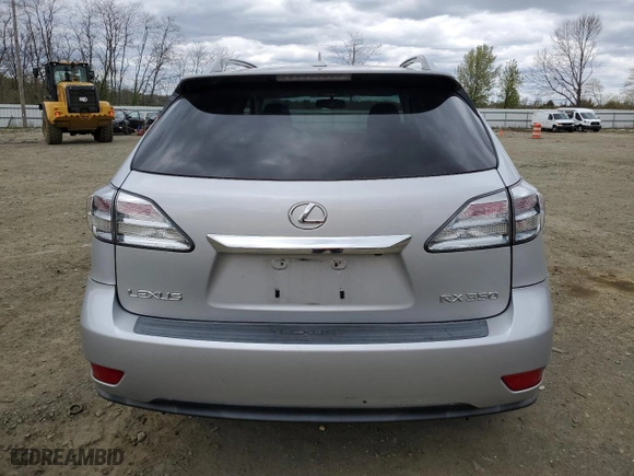 2010 Lexus RX 350 with VIN 2T2BK1BAXAC022461, listed as a Copart auction lot 53604805 with 199,436 mi miles and Salvage Title. Bid and sale history available at carsss.com. Image 6.