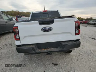 2024 Ford Ranger LARIAT with VIN 1FTER4KH7RLE06567, listed as a Copart auction lot 76637684 with 0 mi miles and Salvage Title. Bid and sale history available at carsss.com. Image 6.
