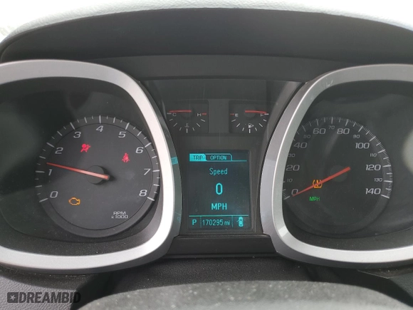 2017 Chevrolet Equinox LT with VIN 2GNALCEK6H6270299, listed as a Copart auction lot 48157985 with 170,295 mi miles and Salvage Title. Bid and sale history available at carsss.com. Image 9.