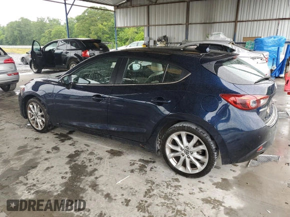 2015 Mazda 3 S Grand Touring with VIN JM1BM1M30F1259579, listed as a Copart auction lot 58244985 with 113,823 mi miles and Salvage title. Bid and sale history available at DreamBid. Image 2.