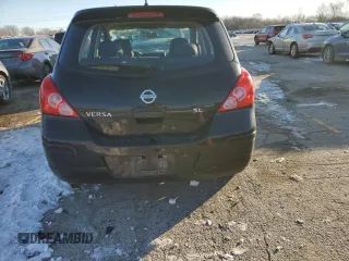 2008 Nissan Versa 1.8 S with VIN 3N1BC13E38L374150, listed as a Copart auction lot 87509735 with 158,798 mi miles and Salvage Title. Bid and sale history available at carsss.com. Image 6.
