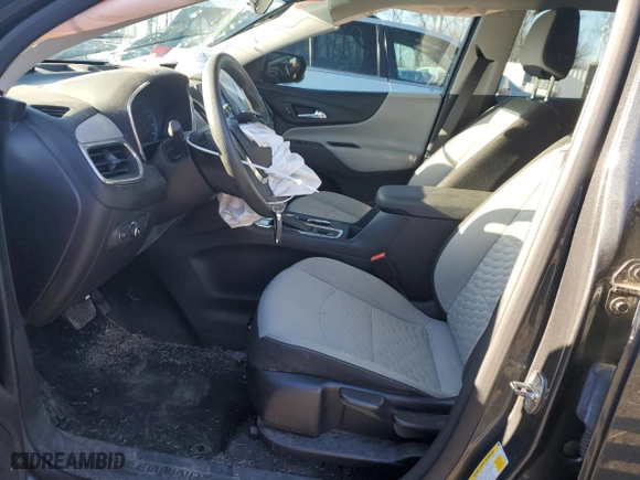 2020 Chevrolet Equinox LS with VIN 3GNAXHEV2LS548430, listed as a Copart auction lot 47304195 with 53,252 mi miles and Salvage Title. Bid and sale history available at carsss.com. Image 7.