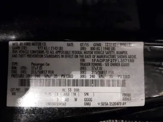 2015 Ford Focus SE с VIN 1FADP3F27FL357180, выставлен на аукционе IAAI как лот 41906601 с пробегом 70 998 миль миль и . История ставок и продаж доступна на DreamBid. Изображение 9.