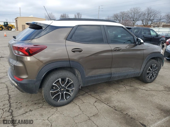 2022 Chevrolet TrailBlazer ACTIV with VIN KL79MSSL3NB094110, listed as a Copart auction lot 44741555 with 70,348 mi miles and Salvage Title. Bid and sale history available at carsss.com. Image 3.