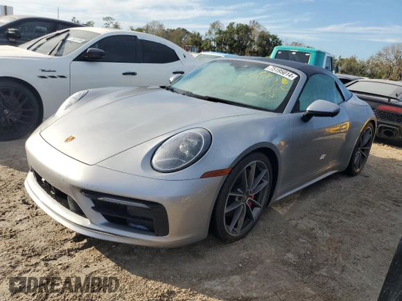2020 Porsche 911 Carrera S with VIN WP0CB2A97LS263546, listed as a Copart auction lot 75195014 with Not Provided miles and Salvage Title. Bid and sale history available at carsss.com. Image 1.