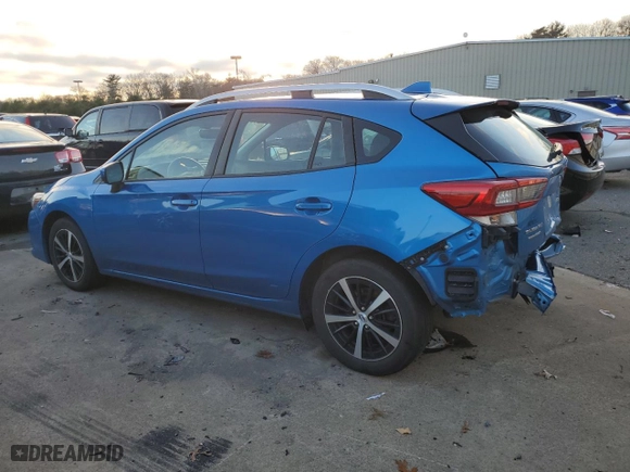 2022 Subaru Impreza Premium with VIN 4S3GTAV65N3717203, listed as a Copart auction lot 85024584 with 61,075 mi miles and Salvage Title. Bid and sale history available at carsss.com. Image 2.