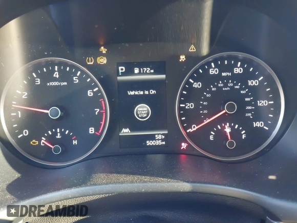 2022 Kia Rio S with VIN 3KPA25AD6NE483733, listed as a IAAI auction lot 41850498 with 50,035 mi miles and . Bid and sale history available at DreamBid. Image 7.