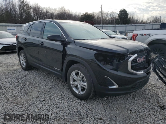 2019 GMC Terrain SLE with VIN 3GKALMEV1KL398112, listed as a Copart auction lot 47603035 with 77,132 mi miles and Salvage Title. Bid and sale history available at carsss.com. Image 4.