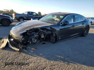 2017 Porsche Panamera 4S with VIN WP0AB2A78HL123724, listed as a Copart auction lot 46121065 with 55,623 mi miles and Salvage Title. Bid and sale history available at DreamBid. Image 1.