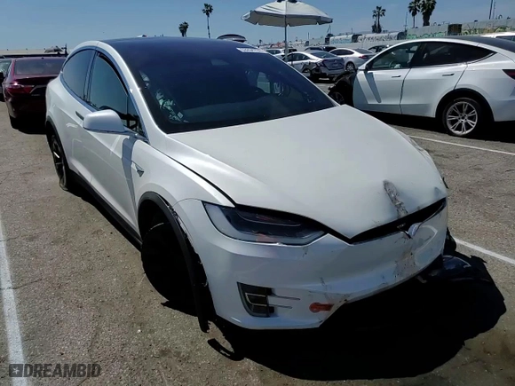 2019 Tesla Model X P100D with VIN 5YJXCBE49KF188700, listed as a Copart auction lot 53234724 with NaN miles and Salvage Title. Bid and sale history available at carsss.com. Image 12.