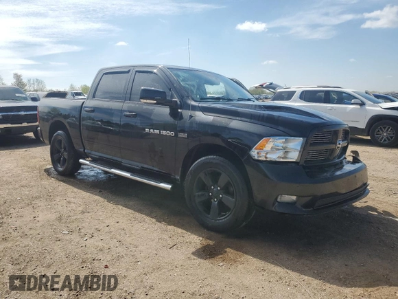 2012 Ram 1500 Sport with VIN 1C6RD7MT8CS188923, listed as a Copart auction lot 55803955 with 159,124 mi miles and Non repairable. Bid and sale history available at DreamBid. Image 4.