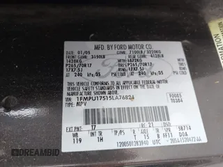 2005 Ford Expedition Eddie Bauer с VIN 1FMPU17515LA76824, выставлен на аукционе IAAI как лот 42533604 с пробегом 196 758 миль миль и . История ставок и продаж доступна на DreamBid. Изображение 9.