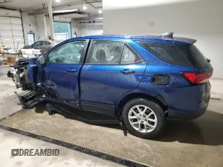 2022 Chevrolet Equinox LS z VIN 3GNAXSEV9NS170493, wystawiony jako Copart lot #57219235 z przebiegiem Nie podano mil oraz Szkoda całkowita • Salvage title. Historia ofert i sprzedaży dostępna na DreamBid. Obrazek 2.