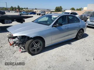 2024 Mercedes-Benz C 300 with VIN W1KAF4GB1RR226273, listed as a Copart auction lot 61039205 with 1,951 mi miles and Salvage title. Bid and sale history available at DreamBid. Image 1.