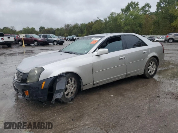 2005 Cadillac CTS with VIN 1G6DP567150232647, listed as a Copart auction lot 73393844 with 185,799 mi miles and Salvage Title. Bid and sale history available at carsss.com. Image 1.