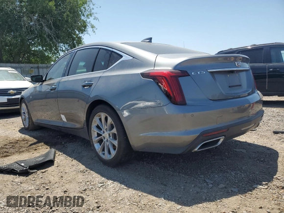 2020 Cadillac CT5 Premium Luxury с VIN 1G6DN5RK5L0152156, выставлен на аукционе Copart как лот 52426385 с пробегом 57 806 миль миль и Списание • Salvage title. История ставок и продаж доступна на DreamBid. Изображение 2.