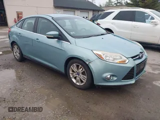 2012 Ford Focus SEL with VIN 1FAHP3H29CL430964, listed as a IAAI auction lot 42186057 with 122,279 mi miles. Bid and sale history available at carsss.com. Image 1.