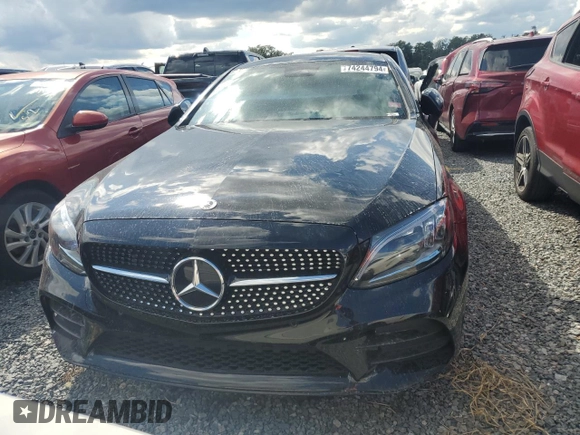 2021 Mercedes-Benz C 300 with VIN W1KWJ8DBXMG100112, listed as a Copart auction lot 74244794 with Not provided miles and Non repairable. Bid and sale history available at DreamBid. Image 5.