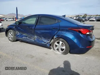 2015 Hyundai Elantra SE with VIN 5NPDH4AE0FH583712, listed as a Copart auction lot 52386265 with Not Provided miles and Salvage Title. Bid and sale history available at DreamBid. Image 2.