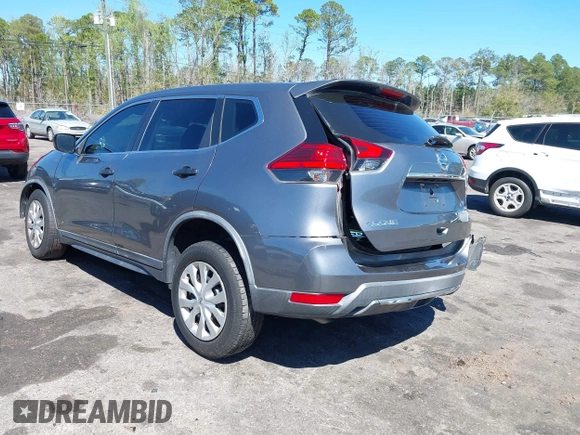 2017 Nissan Rogue S with VIN KNMAT2MT3HP599832, listed as a IAAI auction lot 41813270 with 97,137 mi miles. Bid and sale history available at carsss.com. Image 3.