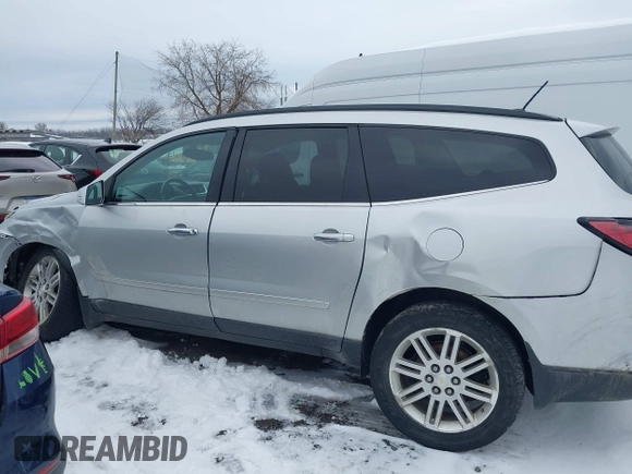 2015 Chevrolet Traverse LT with VIN 1GNKVGKD7FJ304682, listed as a IAAI auction lot 41697973 with 185,891 mi miles and . Bid and sale history available at DreamBid. Image 14.
