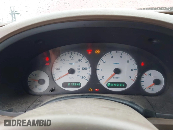 2003 Dodge Grand Caravan with VIN 2D4GP44353R229521, listed as a IAAI auction lot 41797486 with 213,342 mi miles and . Bid and sale history available at DreamBid. Image 7.