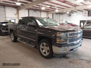 2014 Chevrolet Silverado 1500 LTZ with VIN 3GCUKSEC8EG257629, listed as a IAAI auction lot 41415515 with 167,904 mi miles. Bid and sale history available at carsss.com. Image 1.