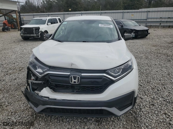 2021 Honda CR-V LX with VIN 5J6RW1H22ML007810, listed as a Copart auction lot 47586945 with 43,573 mi miles and Salvage Title. Bid and sale history available at carsss.com. Image 5.