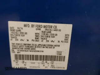 2016 Ford Police Interceptor Utility z VIN 1FM5K8AT4GGD06316, wystawiony jako Copart lot #49174345 z przebiegiem 99 598 mil mil oraz Nie do naprawy • Non repairable. Historia ofert i sprzedaży dostępna na DreamBid. Obrazek 13.
