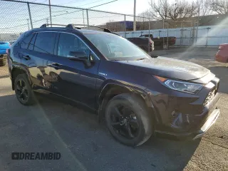 2020 Toyota RAV4 Hybrid XSE with VIN 4T3E6RFV2LU003980, listed as a Copart auction lot 48460515 with 59,317 mi miles and Salvage title. Bid and sale history available at DreamBid. Image 4.